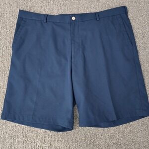 Peter Millar Wicking Golf Shorts Mens 40 Blue Performance